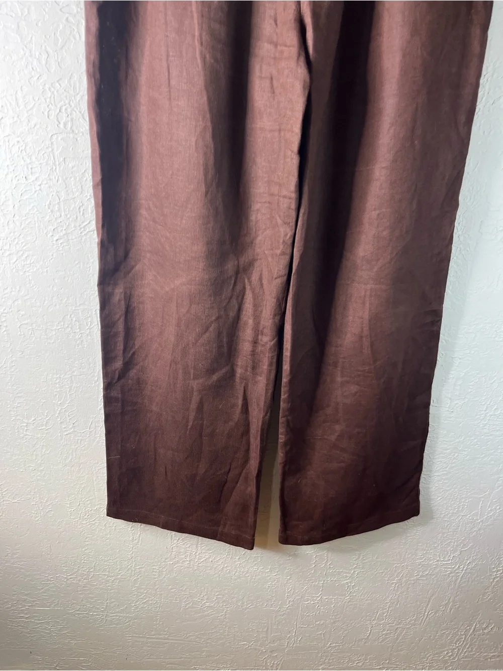 Reformation Vesta 100% Linen Pants in Brown